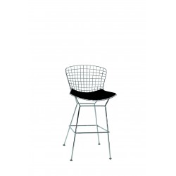 NEST stool + seat cushion Black