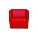 Red KUBE armchair
