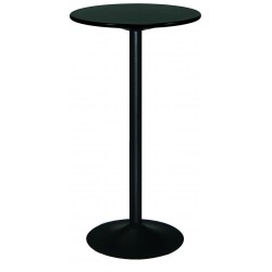 TERTIO Black snack table ø80cm