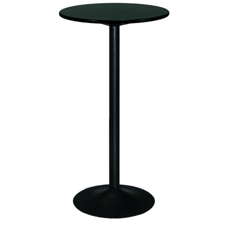 TERTIO Black snack table ø80cm