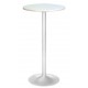 TERTIO White snack table ø80cm