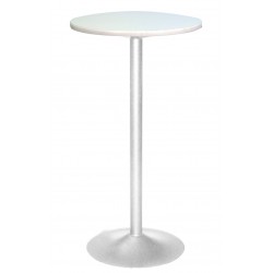 TERTIO White snack table ø80cm