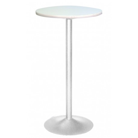 TERTIO White snack table ø80cm