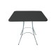 CHROMA square table Black