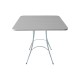 CHROMA square table Grey