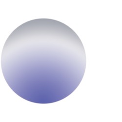 Boule MOON Bleu