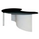 ZIRKA coffee table Black/Grey