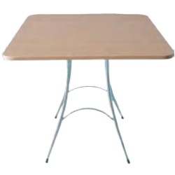 Square CHROMA table Beech