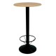 CROQ snack table Beech/Black