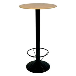 CROQ snack table Beech/Black