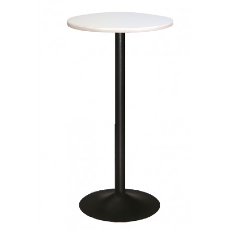 Table snack TERTIO 60 Blanc/Noir