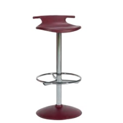 QUAKE stool Bordeaux