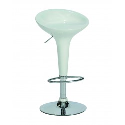 RONGO stool with gas lift & swivel White