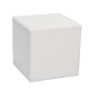 Square pouffe CONFORT White