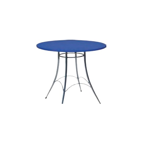 Table CHROMA ronde Bleu
