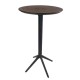 Table snack SKY BAR CARREE 60cm Noir 