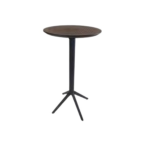 Table snack SKY BAR CARREE 60cm Noir 