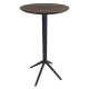 Table snack SKY BAR CARREE 60cm Anthracite