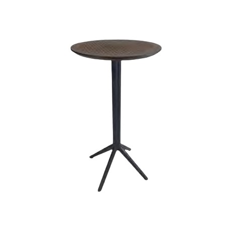Table snack SKY BAR CARREE 60cm Anthracite