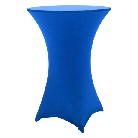 Table snack BASIC ø80cm + HOUSSE Bleu