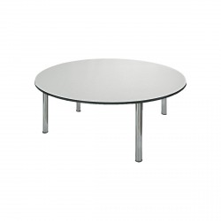 TABLE BASIC RONDE Gris à napper ∅150cm