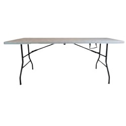 TABLE BASIC RECTANGLE to cover and folding feet
