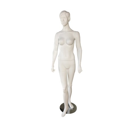 MANNEQUIN FEMME sur socle chromé