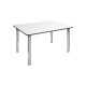 RECTANGULAR TABLE White 160cm