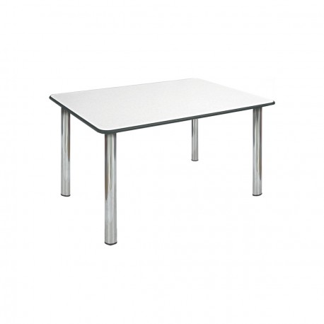 TABLE RECTANGULAIRE Blanc à napper 160cm