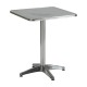 DISILQ square aluminium table