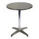 DISILQ round aluminium table
