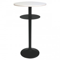 DOUBLY White/Black snack table