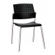 ARAL Chair Black Chrome Legs