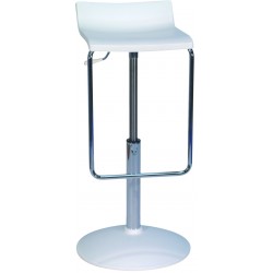 IBIZA stool with gas lift & swivel White