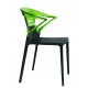 CAPRICE Chair Black/Green