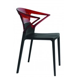 CAPRICE Chair Black/Red