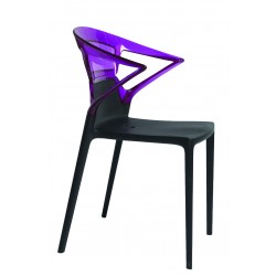 CAPRICE Chair Black/Violet