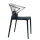 CAPRICE Chair Black/Crystal