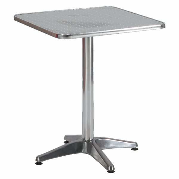 Table DISILQ carrée Alu