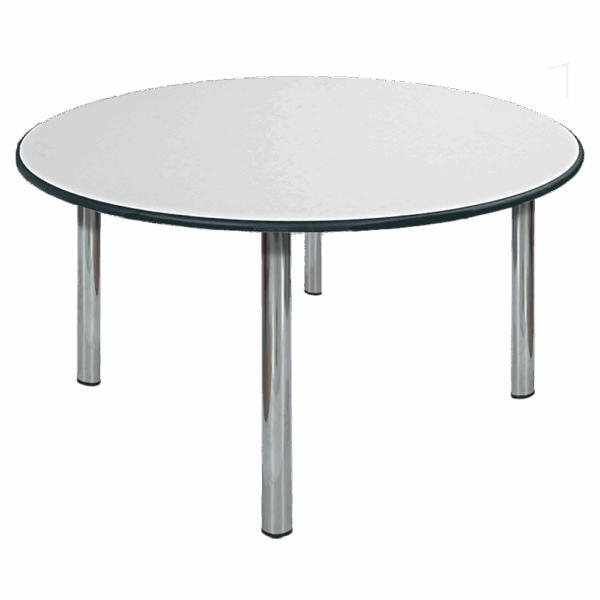 TABLE RONDE Blanc à napper 6 couverts