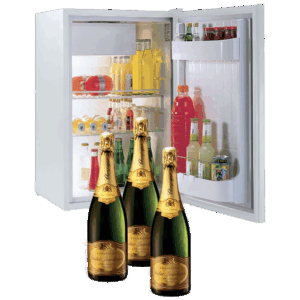 REFRIGERATEUR GARNI 140L avec Champagne