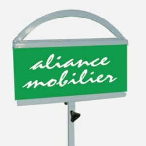 MARQUAGE PERSONNALISE pour porte-enseigne H20cm - L80cm