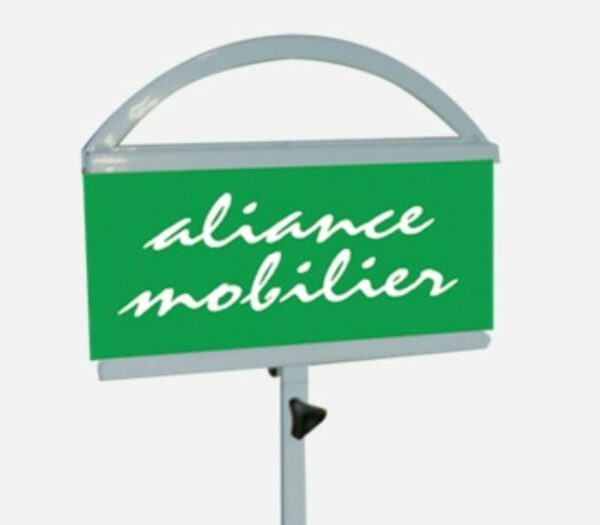 MARQUAGE PERSONNALISE pour porte-enseigne H20cm - L80cm