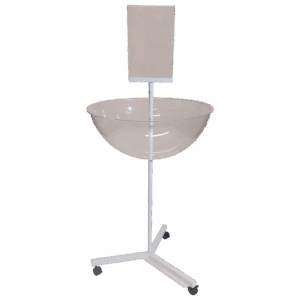 Vasque PLEXI avec porte-affiche A4