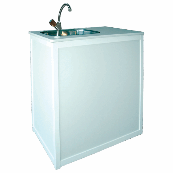EVIER A RACCORDER eau froide/eau chaude