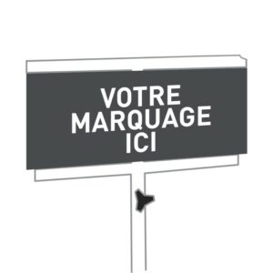 MARQUAGE PERSONNALISE pour porte-enseigne
