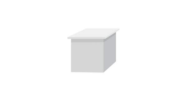 PODIUM H60cm Blanc