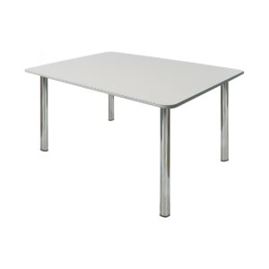 TABLE RECTANGULAIRE Blanc à napper 120cm