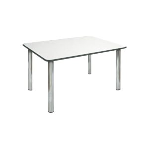 TABLE RECTANGULAIRE Blanc à napper 160cm