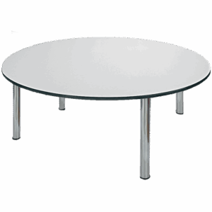 TABLE BASIC RONDE Blanc à napper ∅170cm